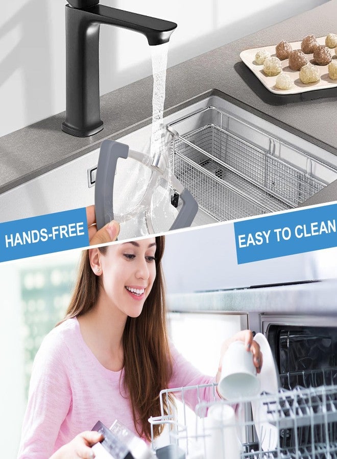 Genumix Flex Edge Beater Pouring Shield Compatible with KitchenAid 4.5-5QT Mixer Bowl and Stainless Steel Paddle for Kitchenaid Mixer, Paddle Attachment for Mixer 4.5-5 QT Tilt-Head with Silicone Edge - Image 5
